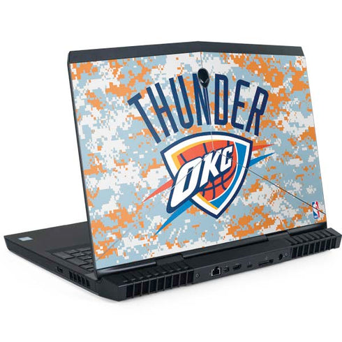 NBA Oklahoma City Thunder Digi Camo Dell Alienware Skin
